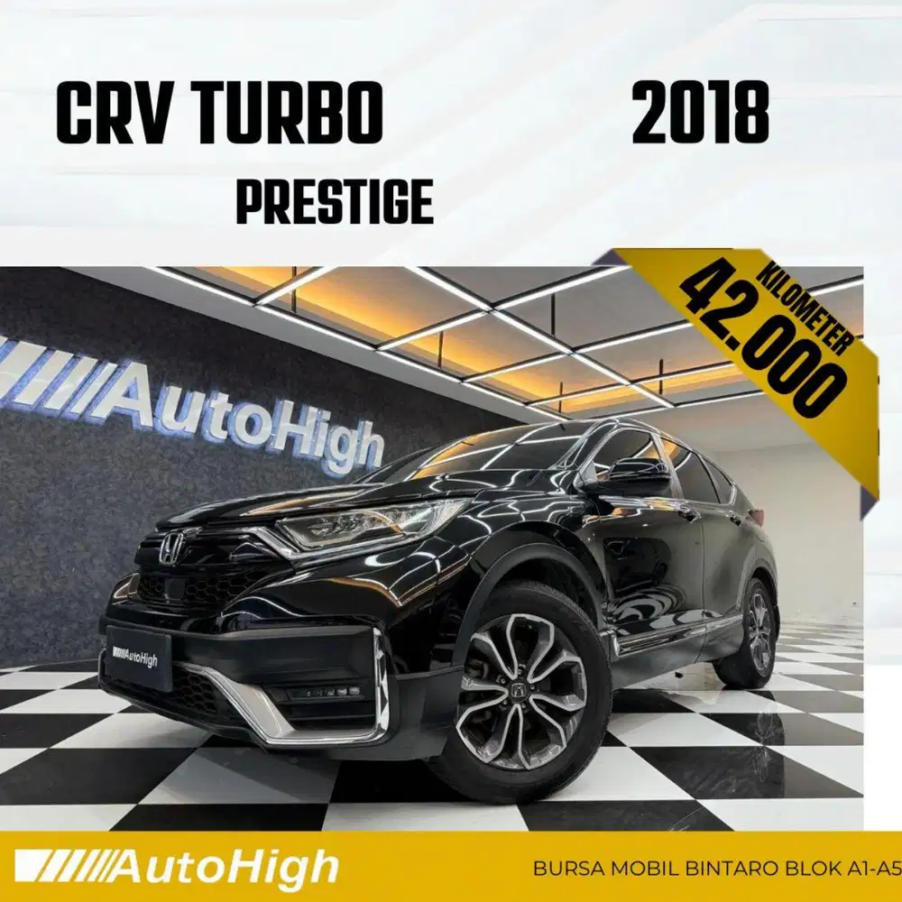 DP10% [Km42.000] CRV 1.5 Turbo Prestige 2022 Black Reg 2021 #AUTOHIGH