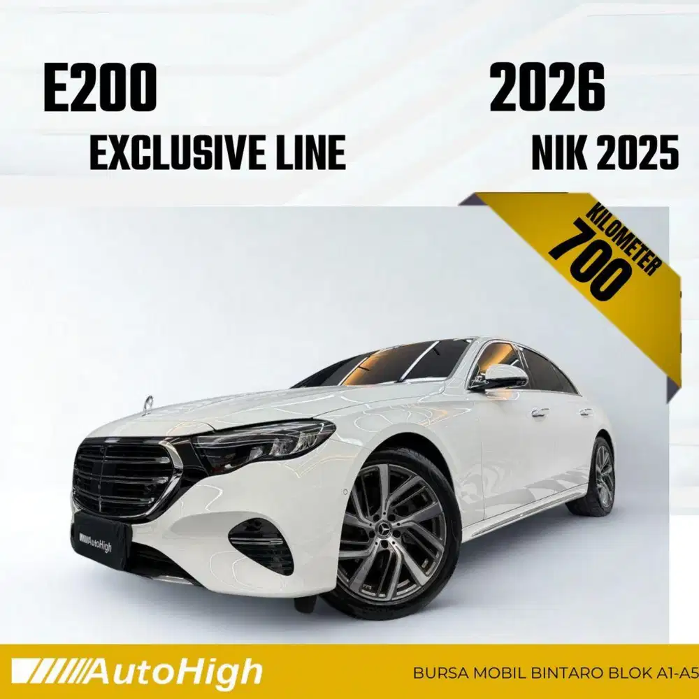 DP10% [Km700 Perak] E200 Exclusive 2025 White Reg 2026 #AUTOHIGH
