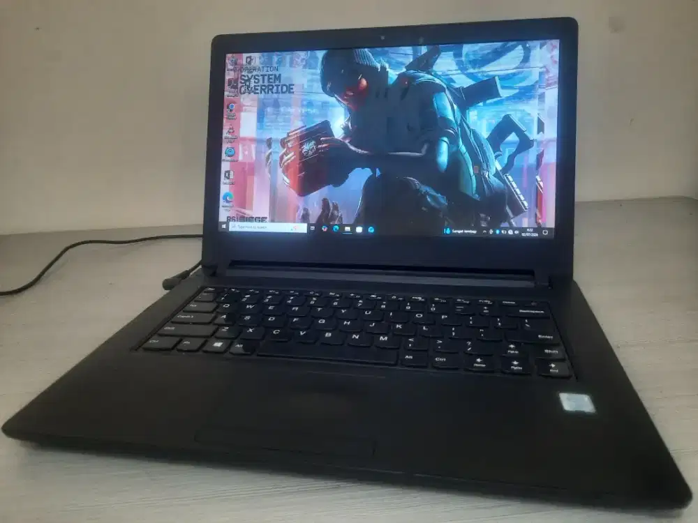 Lenovo ideapad-110 Core i3-Gen6th(Ram-4gb Hdd-500gb)Win10 Minus batray