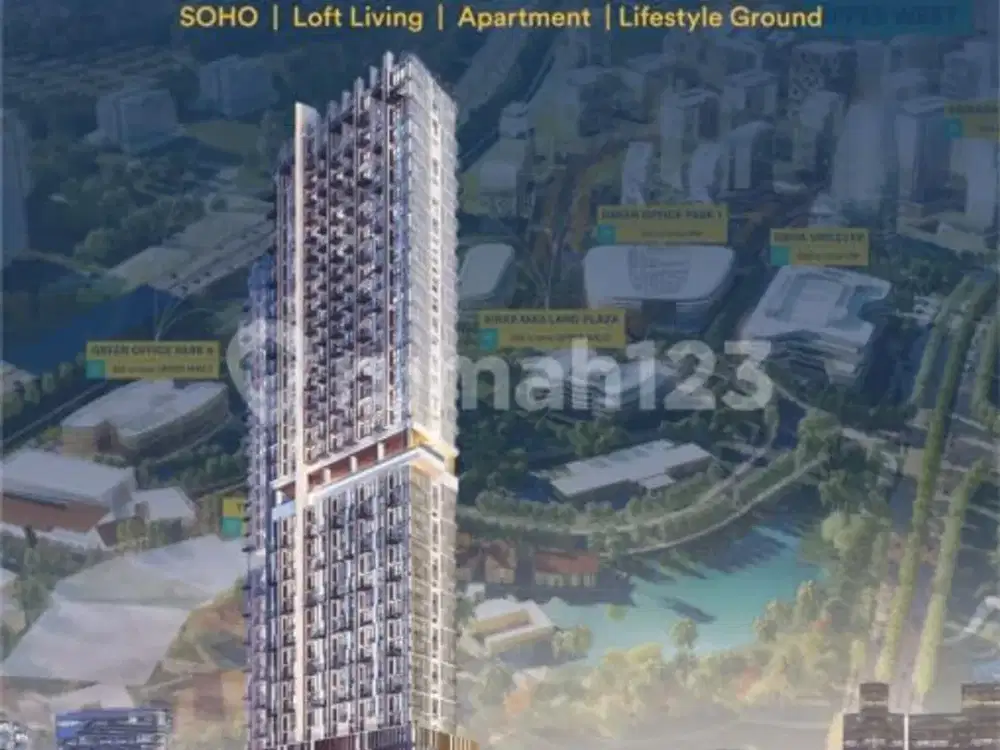 Apartemen Upper West Premium Bsd Akase Strategis