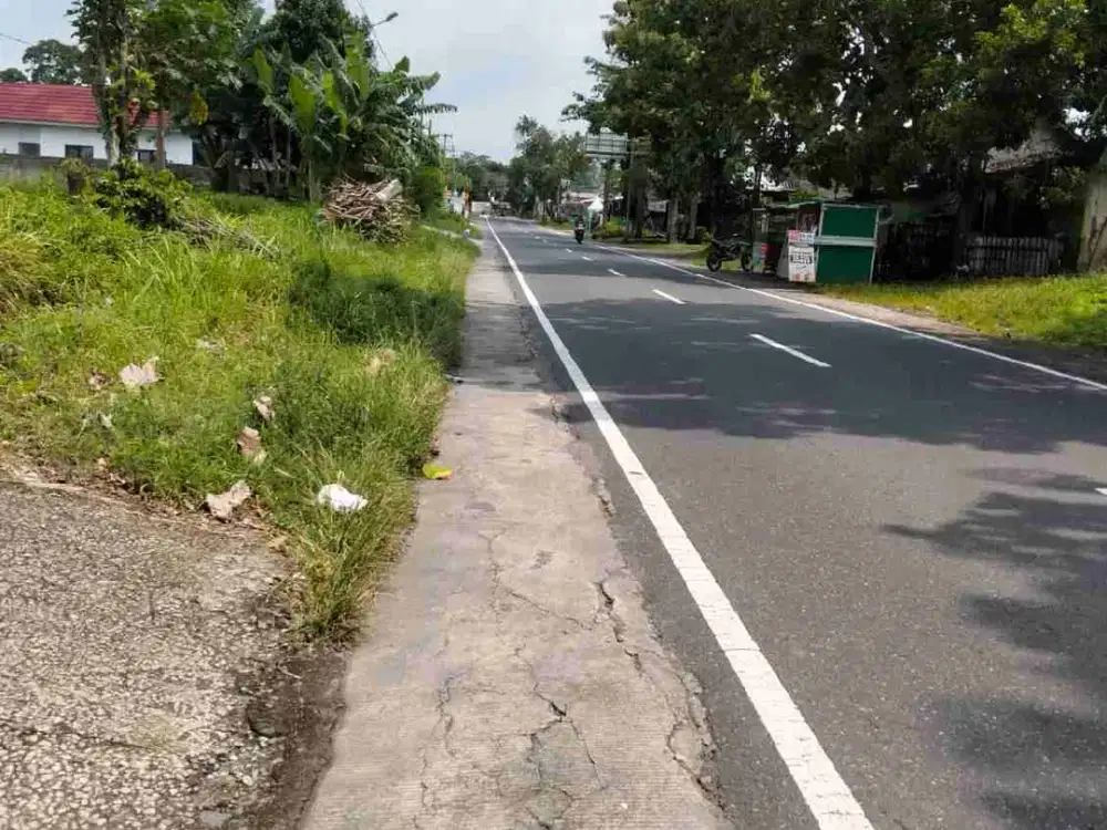Disewakan Tanah Kosong 3600m Jln Raya Cangkringan Selomartani Kalasan