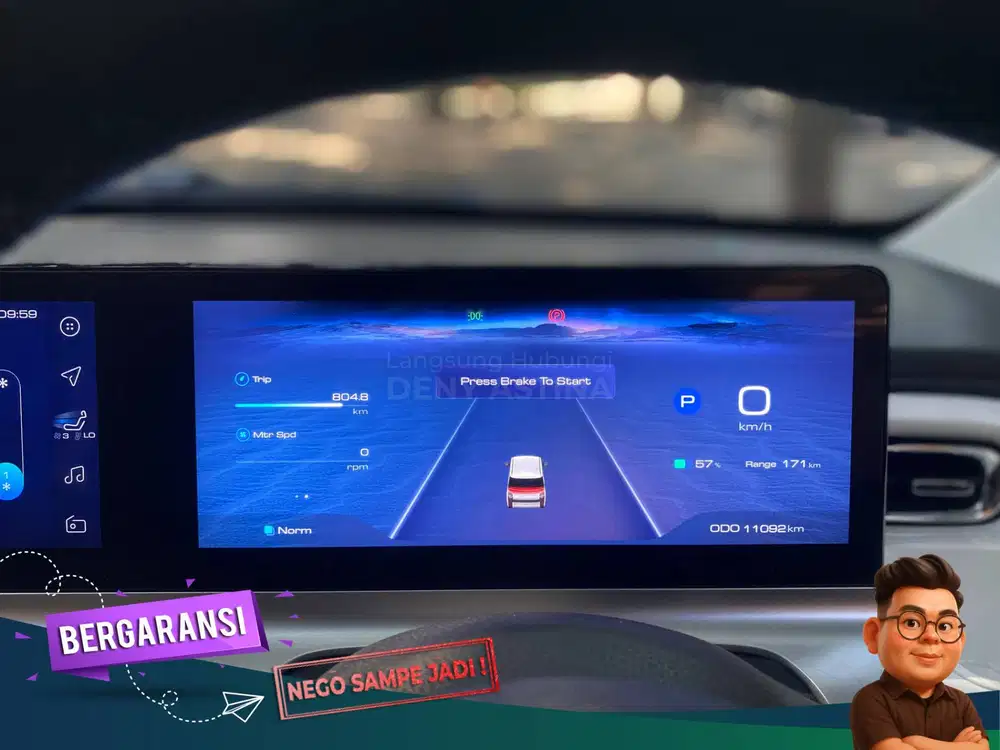 WULING AIR EV LONG RANGE 300 AT MATIC 2022 ISTIMEWA TIPE TERTINGGI