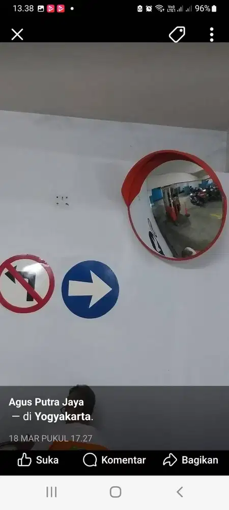 Cermin Tikungan Jalan (Convex Mirror)