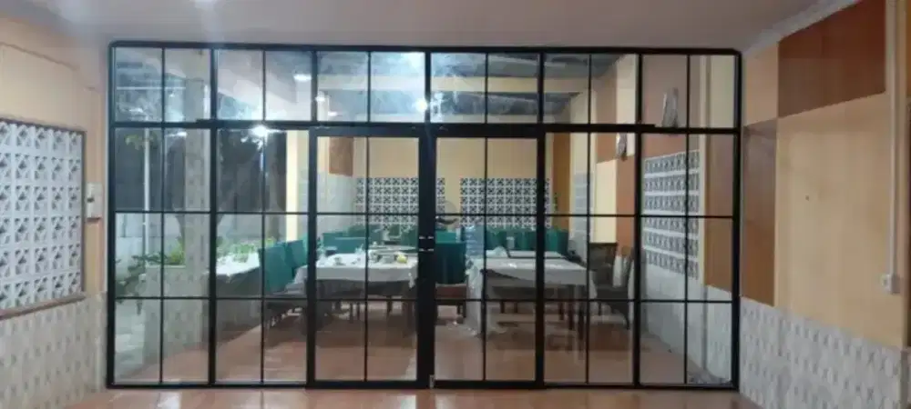 Pintu kaca lipat, pintu kaca sleding dll