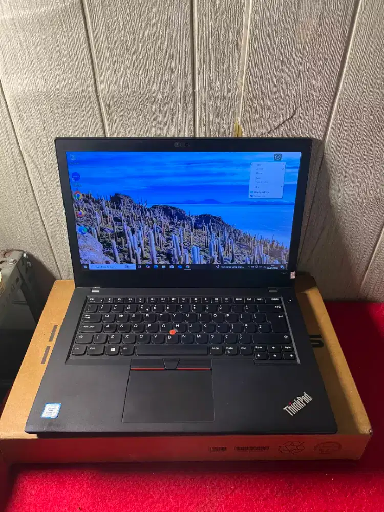 LENOVO THINKPAD T480 CORE I7 GEN8 RAM8GB SSD256GB SIAP PAKAI