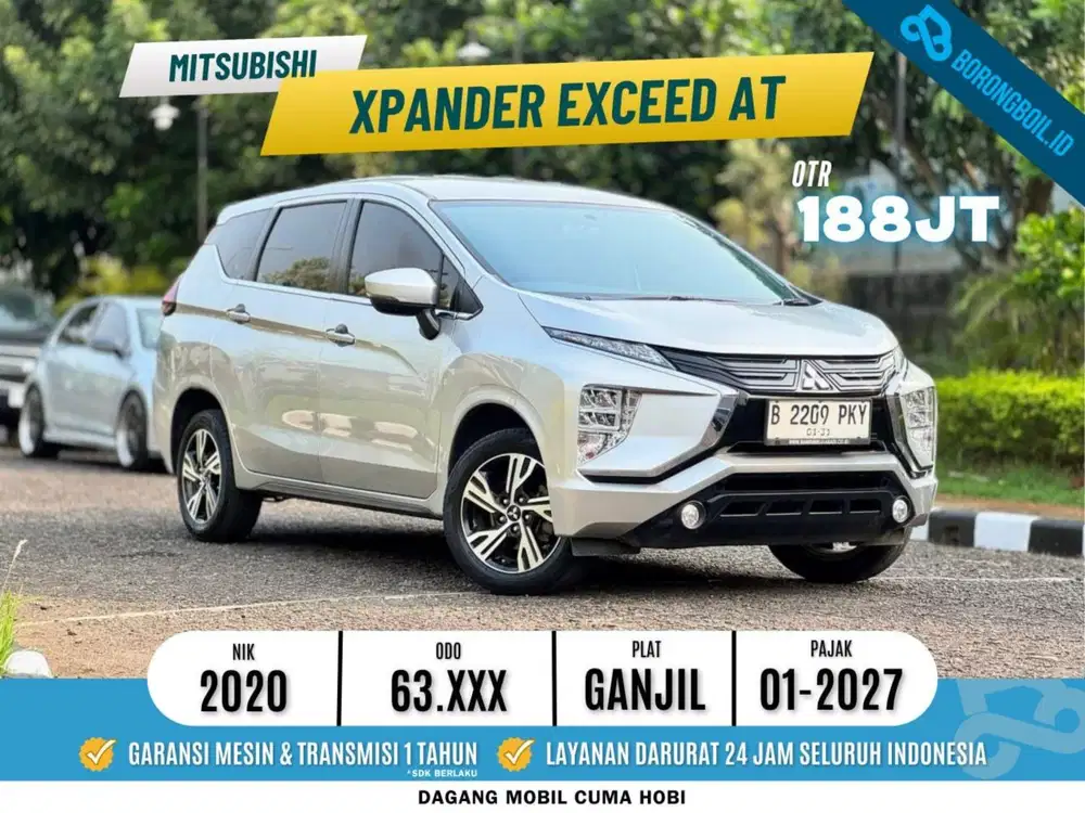 Pajak full panjang Xpander exceed at 2020 Silver