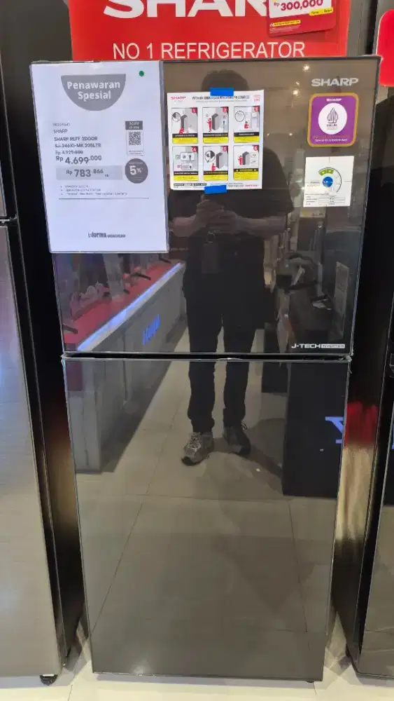 Promo kulkas sharp 2 pintu inverter