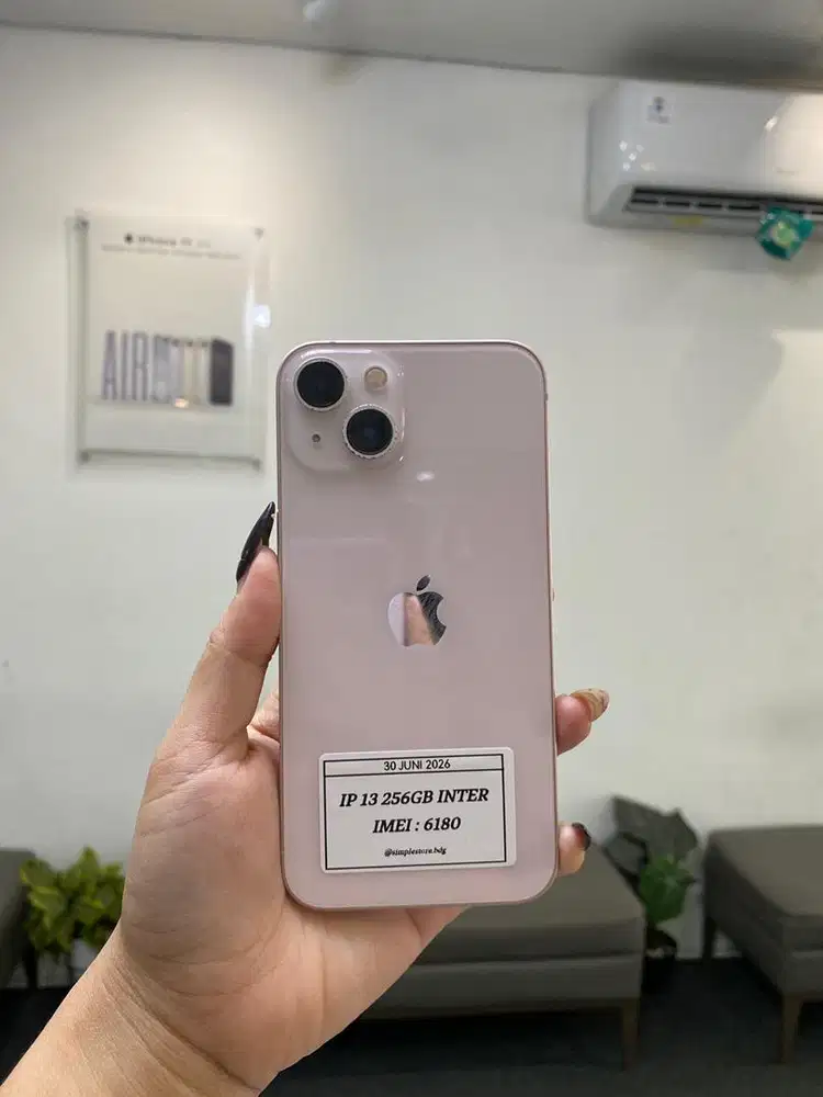 IPHONE 13 256GB PINK MULUS NOMINUS FULLSET TERIMA TT KREDIT SERVICE