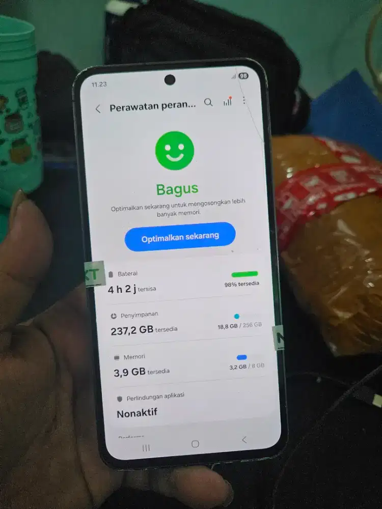 Samsung s24fe 8/256 SEIN retak helai selebihnya pemakaian