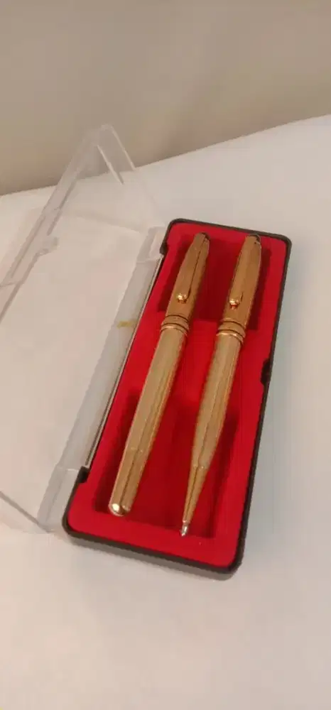 Pulpen sepasang Montblanc Meisterstuck rollerpen, signpen.