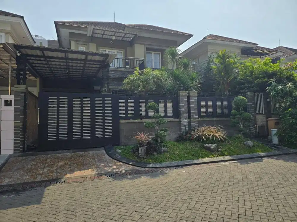 Rumah Di Puri Galaxy Palm Courts Surabaya Bagus Mewah 2 Lantai