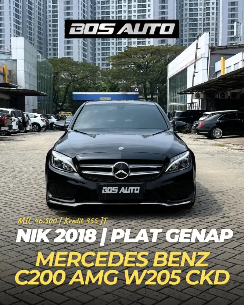Mercy C 200 AMG AT NIK : 2018
