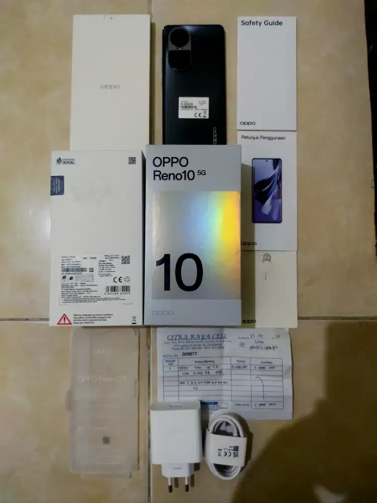 Oppo Reno 10 5G 8/256 seperti baru