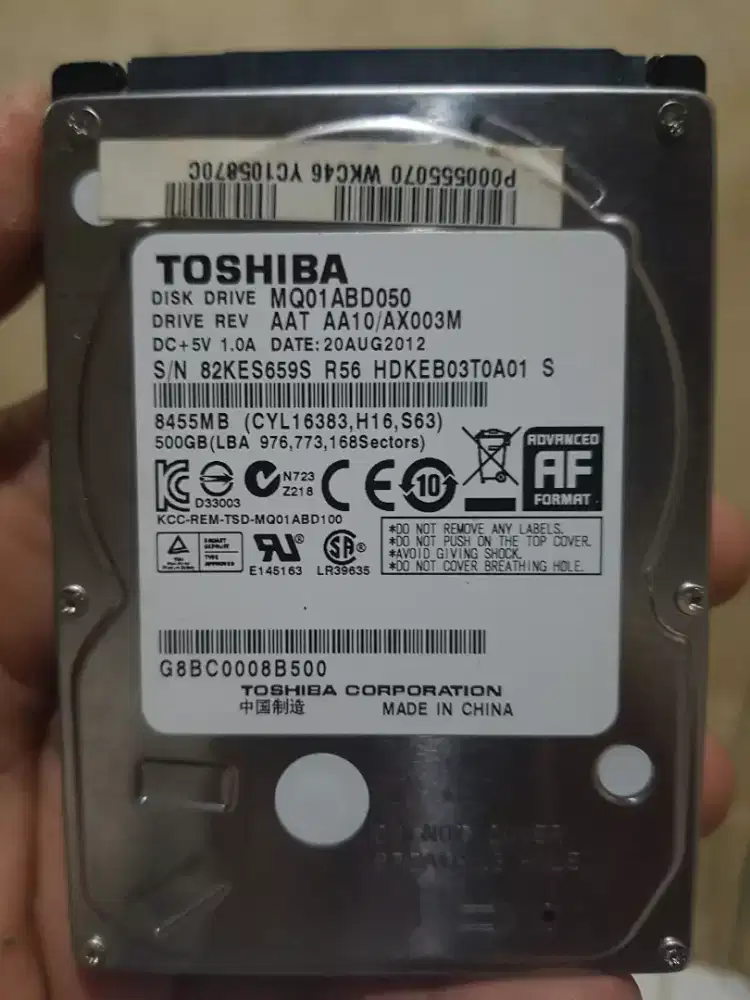 HARDISK TOSHIBA