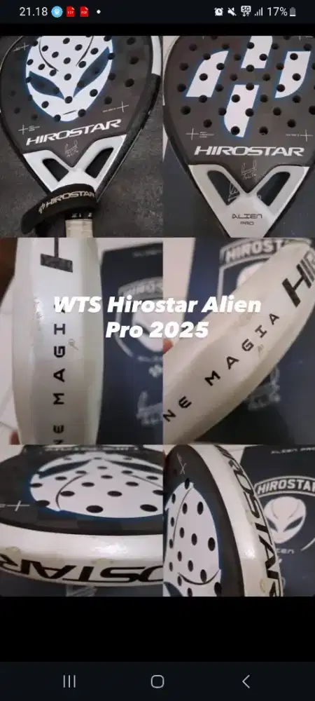 Jual Raket Padel Hirostar Pro Alien 2025
