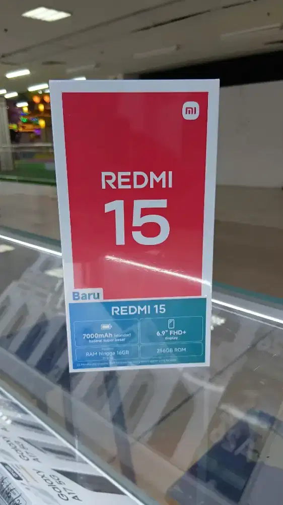 Promo Redmi 15 RAM 8/256GB