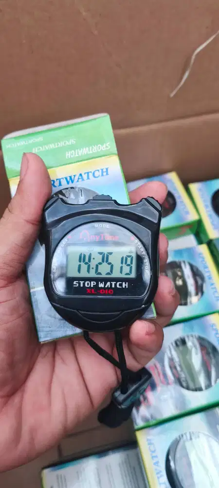 Jam Tangan Digital SPORTWATCH AnyTime | Baru NOS | Stopwatch Alarm | R