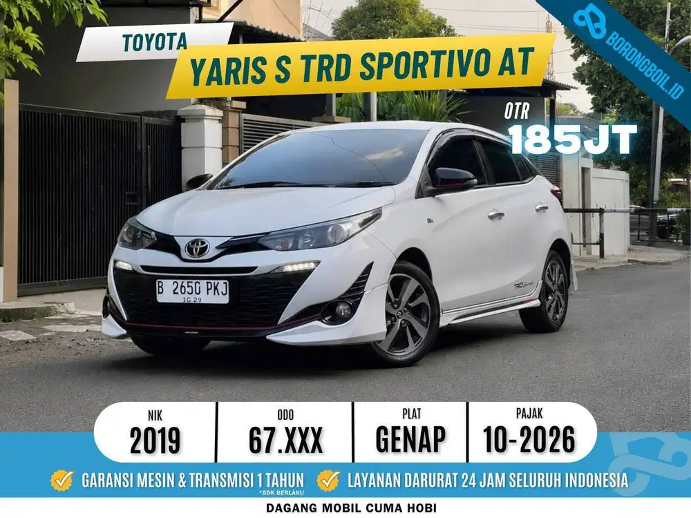 Toyota Yaris 1.5 S TRD at 2019 SIAP PAKAI