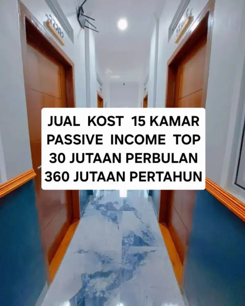 JUAL KOST KOSAN OFFICE AREA GUNUNG SAHARI SAWAH BESAR JAKARTA PUSAT