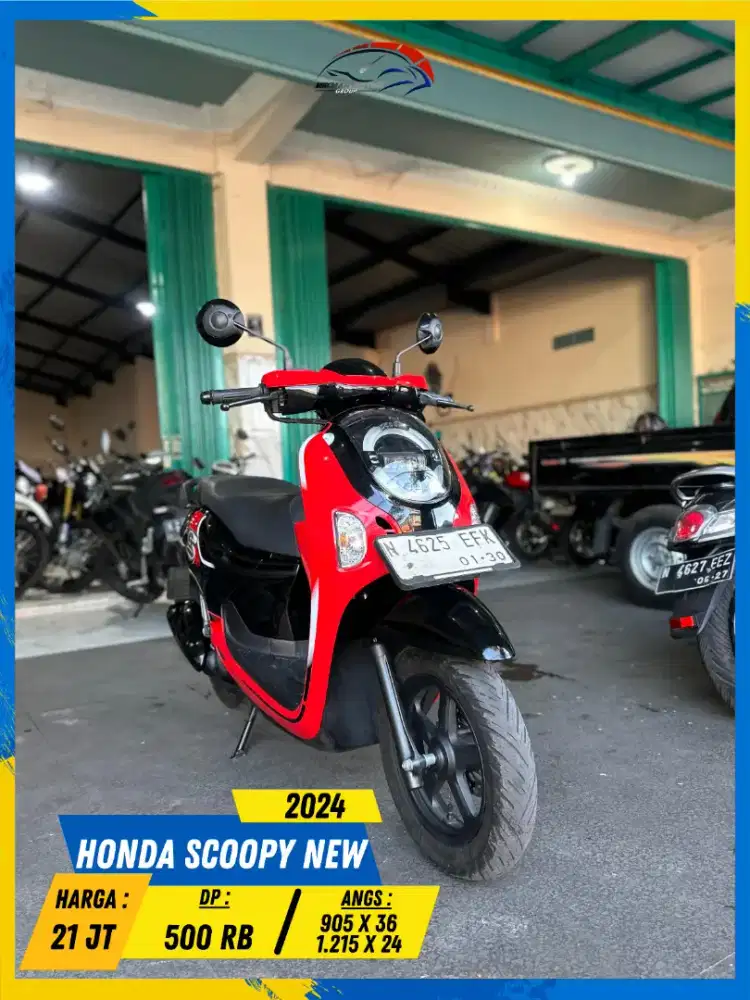HONDA SCOOPY NEW 2024 NDANG SATSET MASZEHH HIKMAH MOTOR KEPUH MALANG