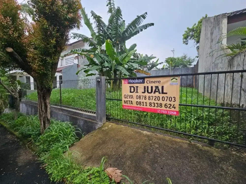 Dijual Tanah Lokasi Strategis Dekat Tol di Wisma Cakra Cinere
