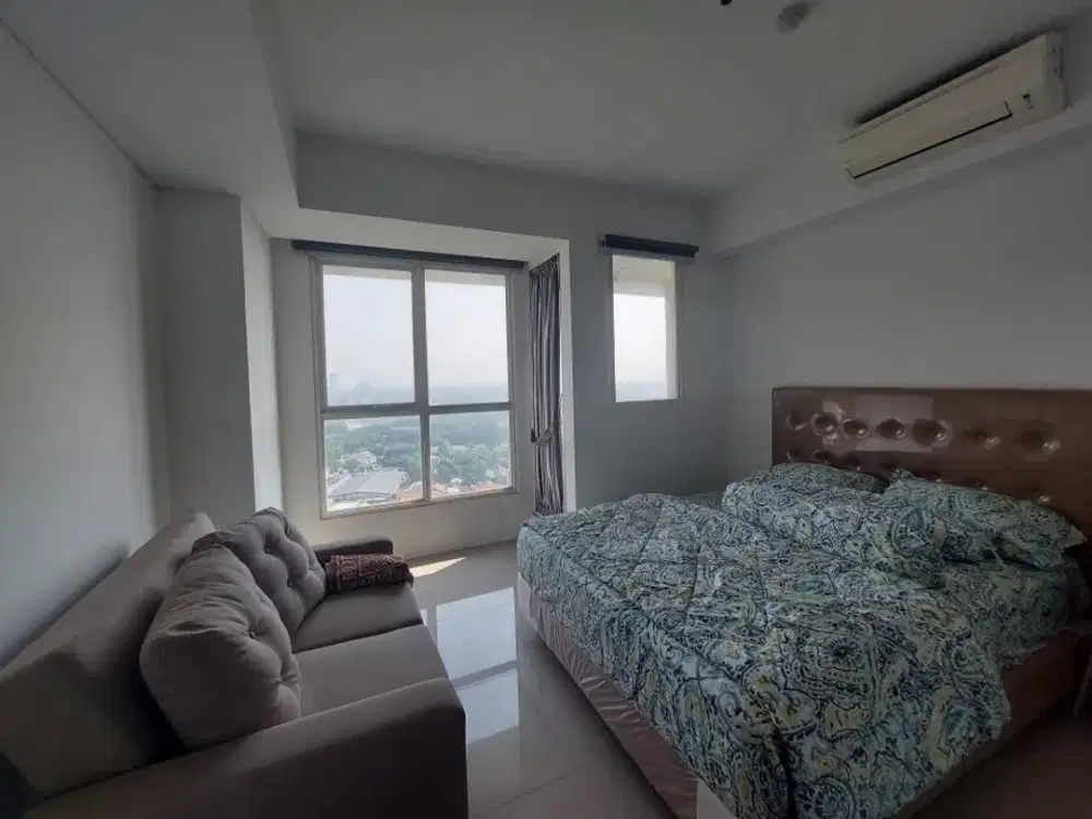 Dijual Apartemen Studio Silk Town Alexandria Tower Semi Furnished