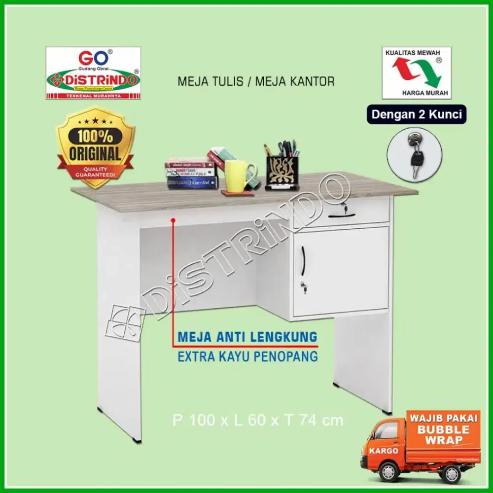 Meja Kantor Minimalis / Meja Kerja 100cm