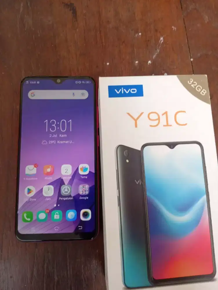 Jual vivo y91c 2/32 kondisi sangat baik