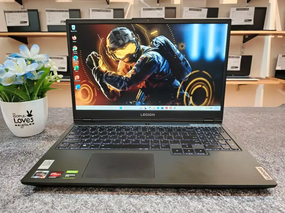 Jual Cepat! Laptop Gaming Siap Pakai LENOVO LEGION 5 15ARH05 RAM 16 GB