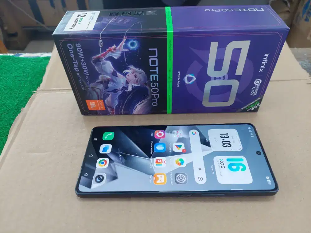 Infinix Note50 ram 8/256 gb mulus no minus lengkap