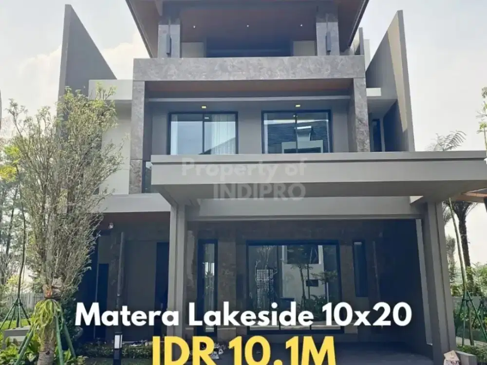 Dijual Rumah Brand New Premium 3 Lantai Full Smart Home dengan View Danau di Gading Serpong, Dekat Akses ke BSD dan Tol