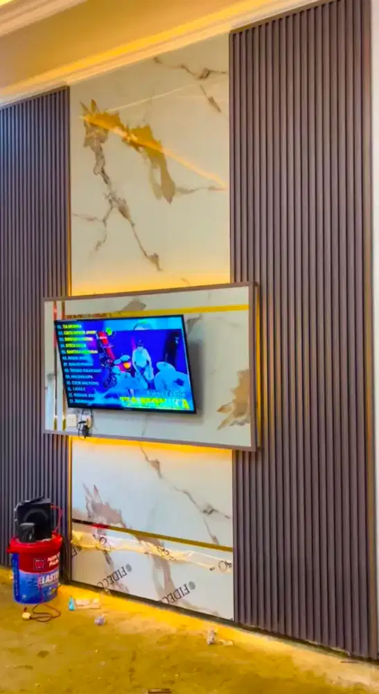 Backdrop Tv Minimalis