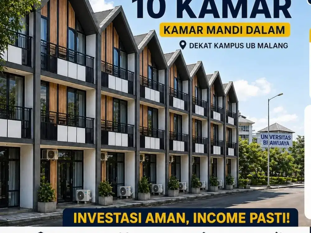 kampus UIN joyoagung kost full furnished di jual