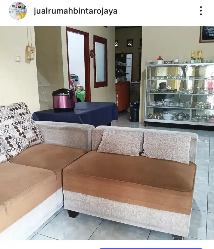 Rumah murah jalan kaki ke stasiun Sudimara dkt Bintaro sek 9 owner