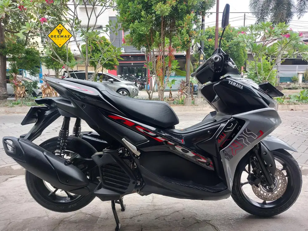 (DP 300 Rb)‼️ Aerox Connected Hitam 2024 Cash, Kredit & Tukar Tambah