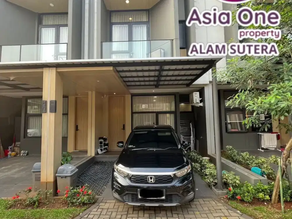 Dijual rumah 2 lantai full furnished dicluster svani Tanakayu BSD Serpong Tangsel