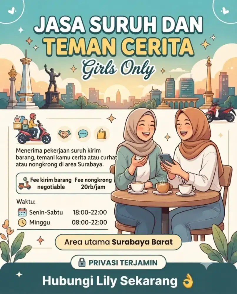 JASA SURUH DAN TEMAN CERITA