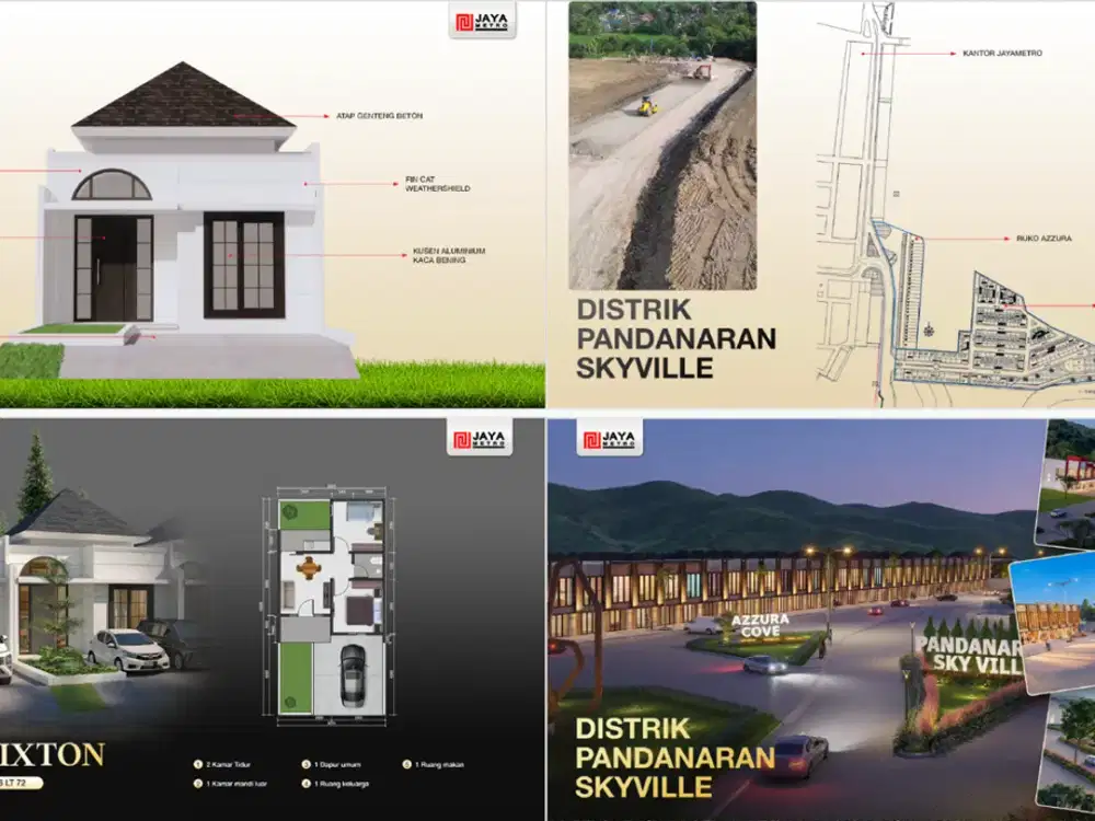 Azurra 1 Lt DP 98 Jt Pandanaran Skyville Semarang Timur  (Elegant Living American Classic)