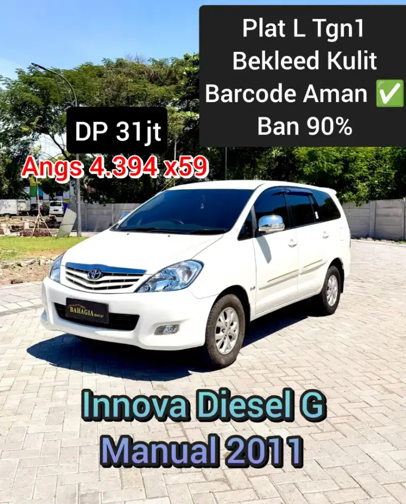 Innova G Diesel Manual 2011 Solar MT Putih White V E 2010 Matic AT