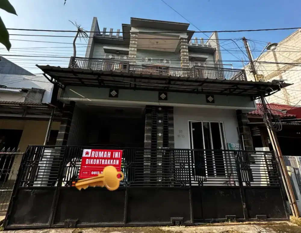 Dijual Rumah 2.5 lantai Full Tralis