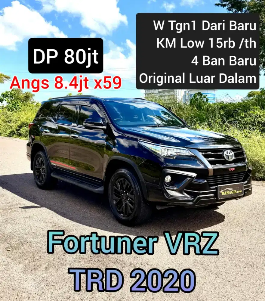 Toyota Fortuner VRZ TRD 2020 Solar Diesel Hitam 2.4 Pajero Dakar 2019