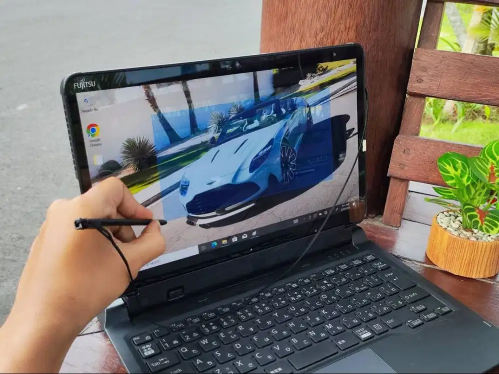Laptop Touchscreen Fujitsu Arrows Ci5 GEN11 Layar Bisa dilepas