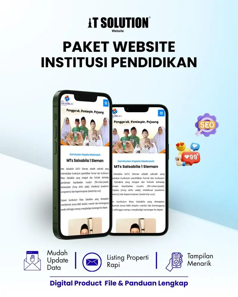 Pembuatan Website Institusi Pendidikan Profesional