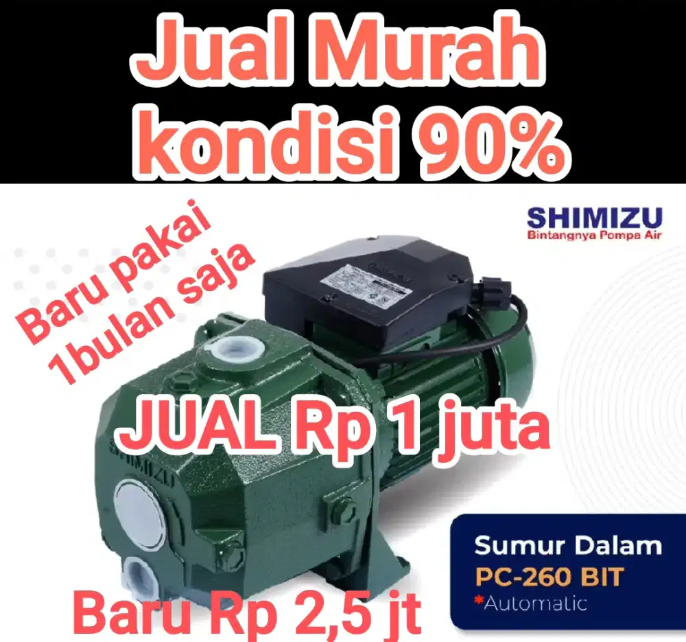 Pompa Shimizu besar. Jual Murah