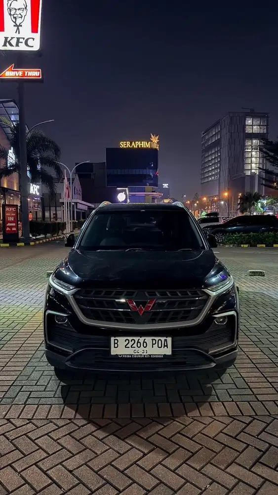 Wuling Almaz Turbo Smart Enjoy 7 Seater Automatic AT Matic 2021 Black