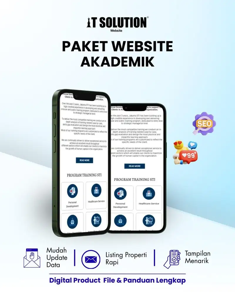 Pembuatan Website Bimbel Akademik Mobiel Friendly
