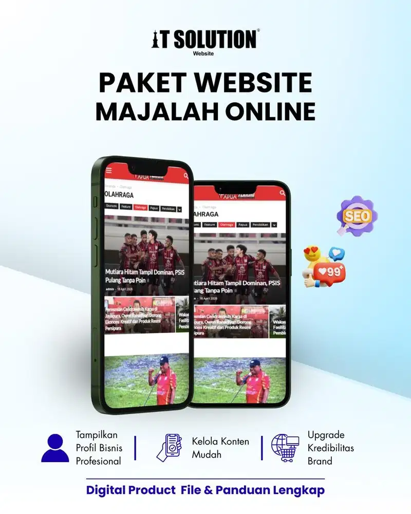 Pembuatan Website Berita dan Majalah Online Profesional
