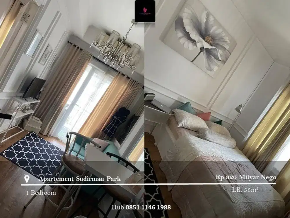 Dijual Apartement Sudirman Park 1BR Full Furnished