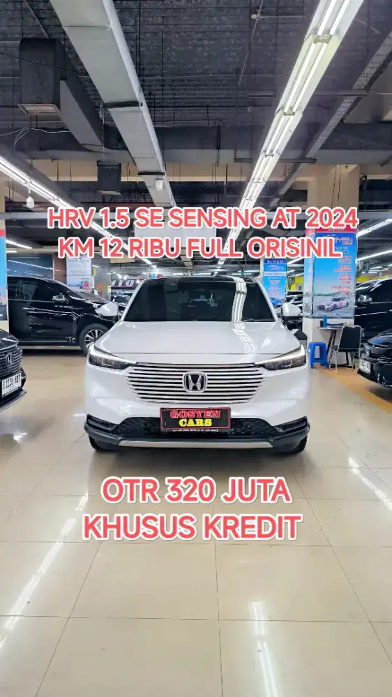 km 12 ribu HONDA HRV 1.5 SE SENSING AT 2024 FULL ORISINIL