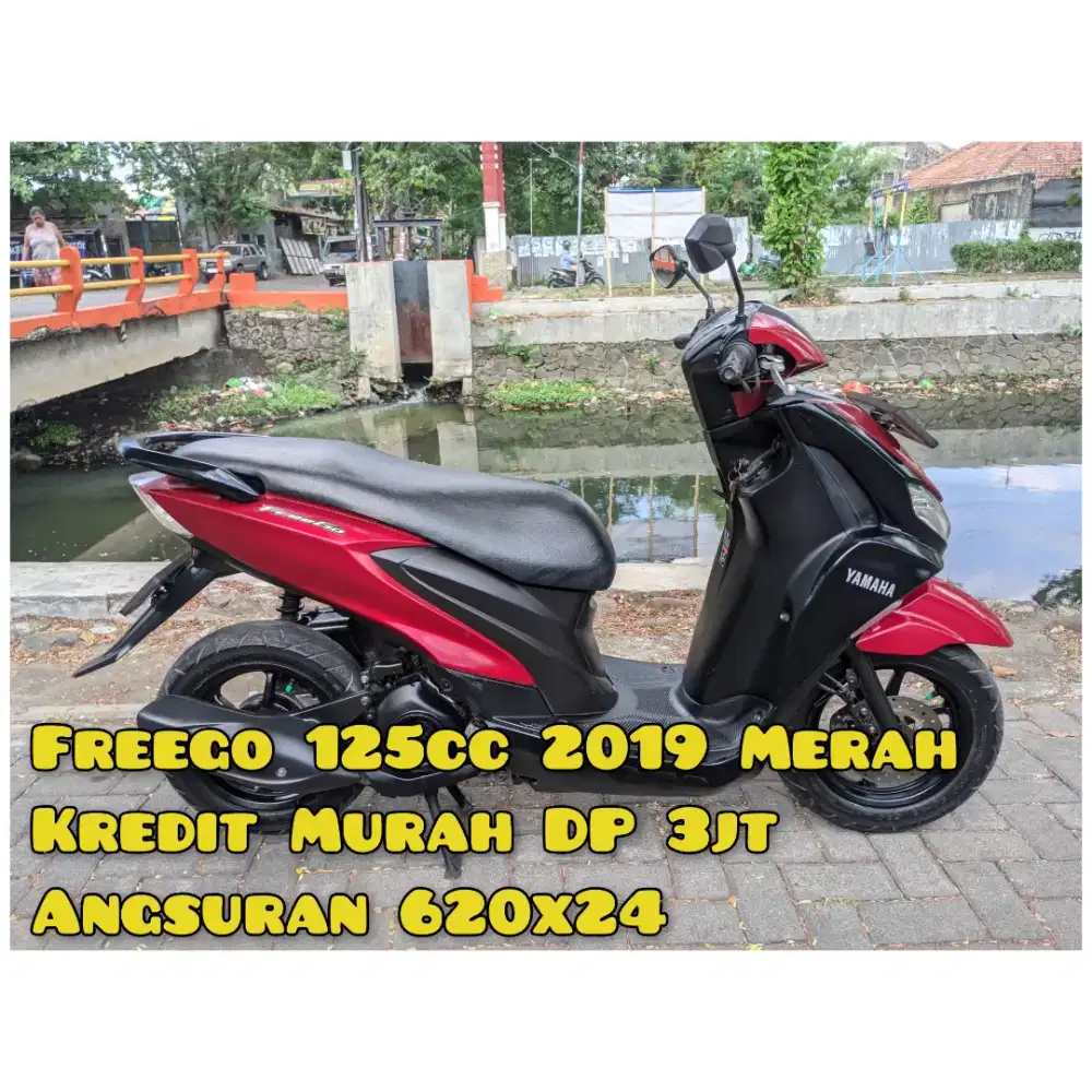 Freego 125cc 2019 Merah Maroon Mesin Nyuss
